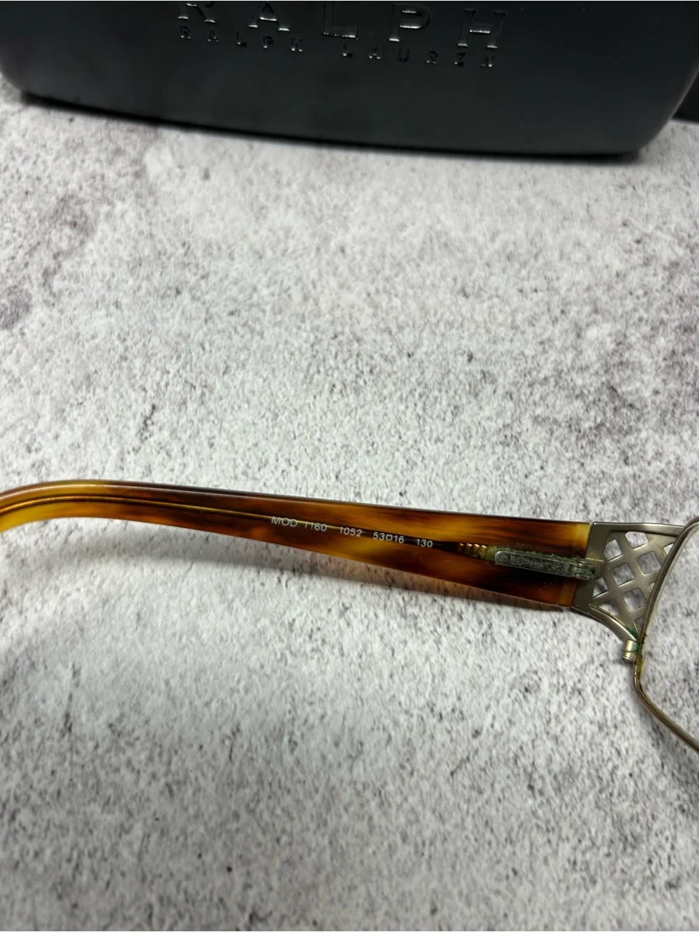 Versace MOD 1160 Eyeglasses 53-16-130 Gold Tortoise Prescription Made in Italy